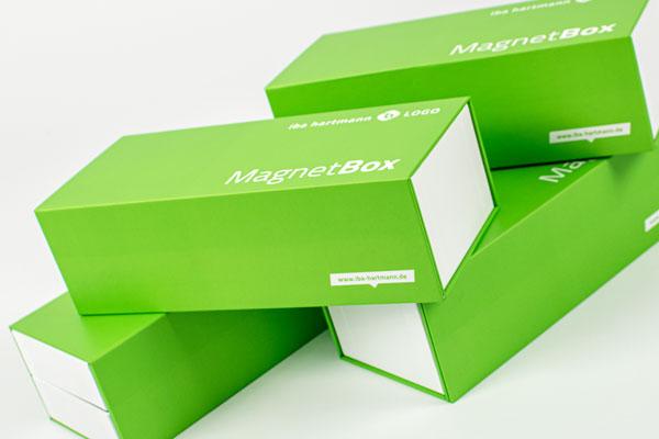 haptas® MagnetBox mit Logo bedruckt