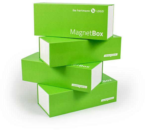 haptas® MagnetBox mit Logo bedruckt