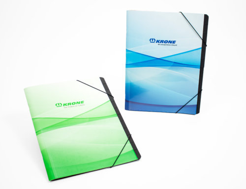 Expanding folders printed with logo | 100% customizable