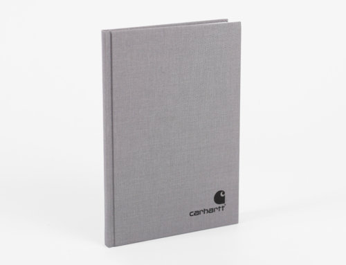 Individually printed notebook with bookbinding cloth