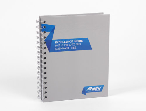 Custom Notebook With Integrated Drawer Logo