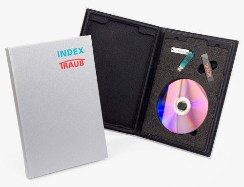 Buchbox für USB-Stick und CD