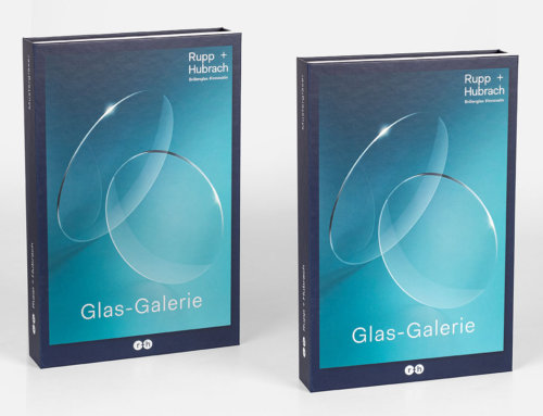 Bedruckte Kollektionmappe für Brillengläser