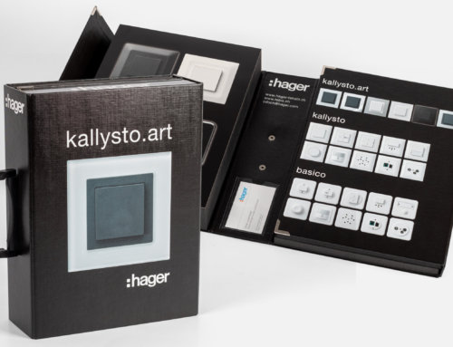 Printed sample packaging including promotional bag.